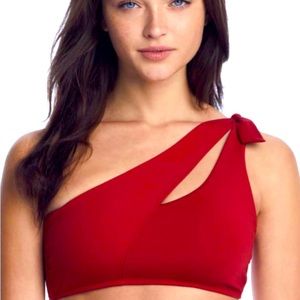 Becca asymmetrical top Adobe Small